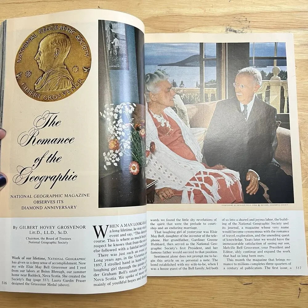 National Geographic October 1963 75th Anniversary Everest King Tut Nile Coke Ad